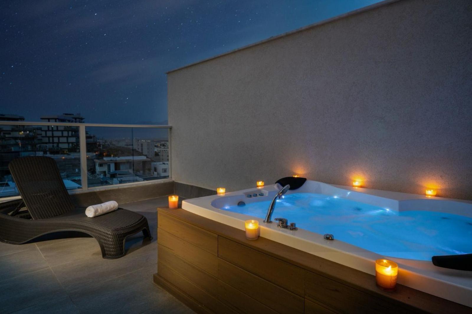 Apartmán Mountain And Sea View - Penthouse With Private Pool Ejlat Exteriér fotografie